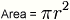 Area of a Circle